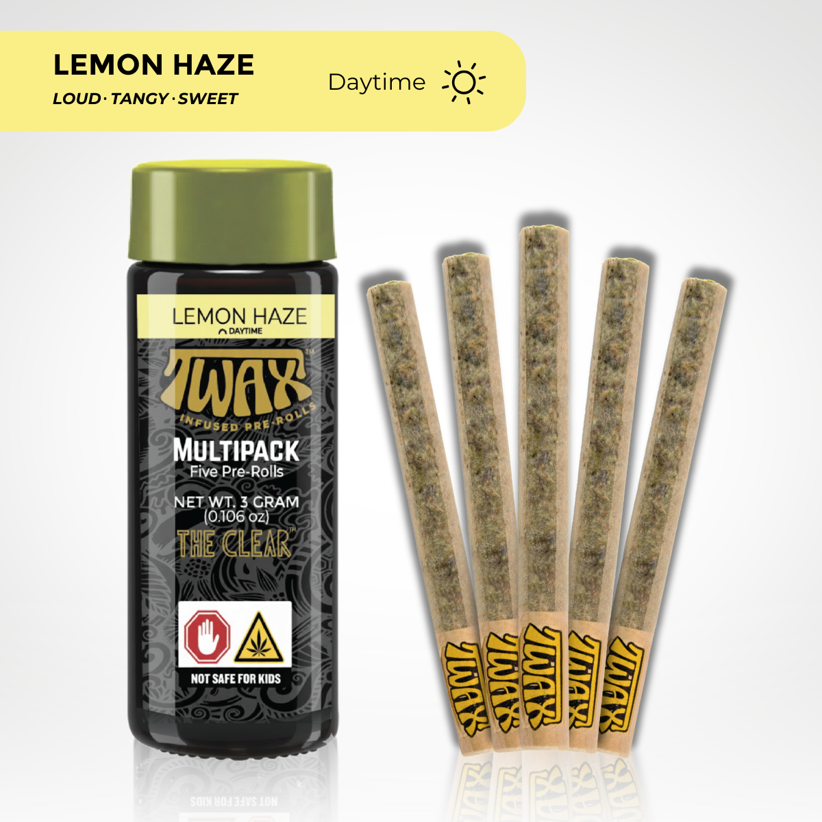 TWAX | Infused | Lemon Haze | 3.0g (5pk)