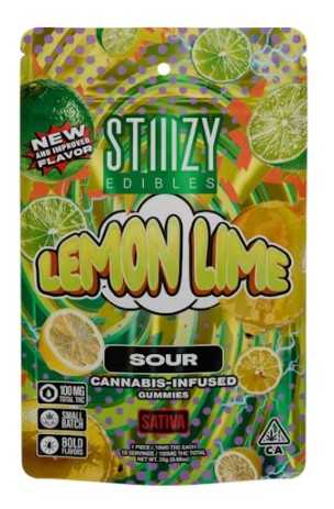 Stiiizy Lemon Lime Gummies 100mg PD