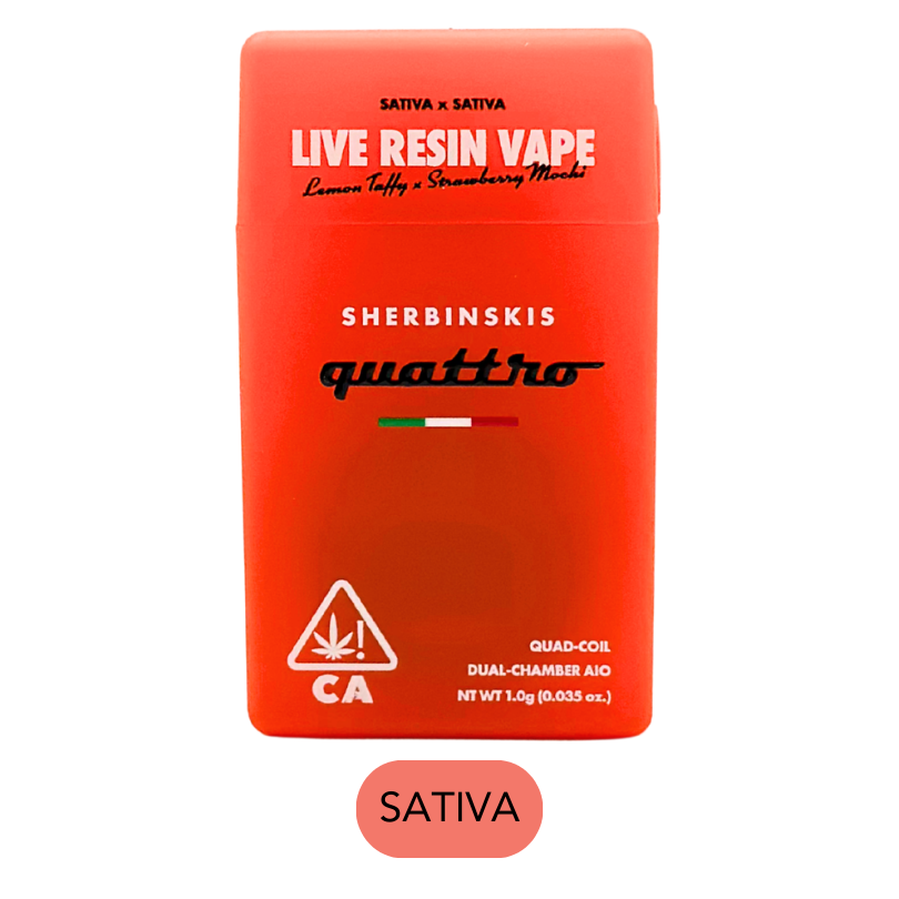 Sherbinskis - Quattro - Lemon Taffy x Strawberry Mochi - RTU - 1.0g