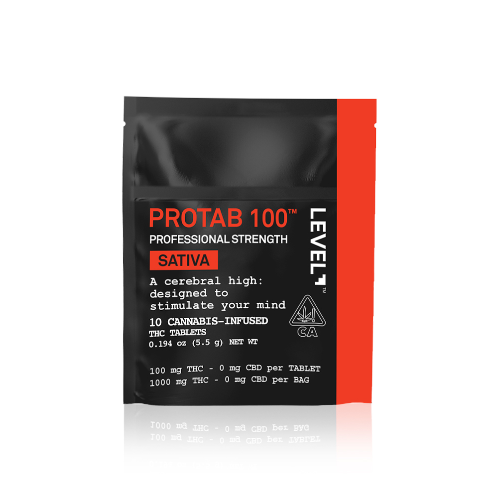 LEVEL - Capsule - Protab 100 - Sativa - 10-Pack - 1000MG