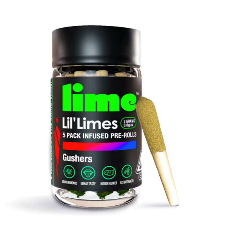 Lime - Gushers Infused Lil' Limes Preroll 5pk 3g
