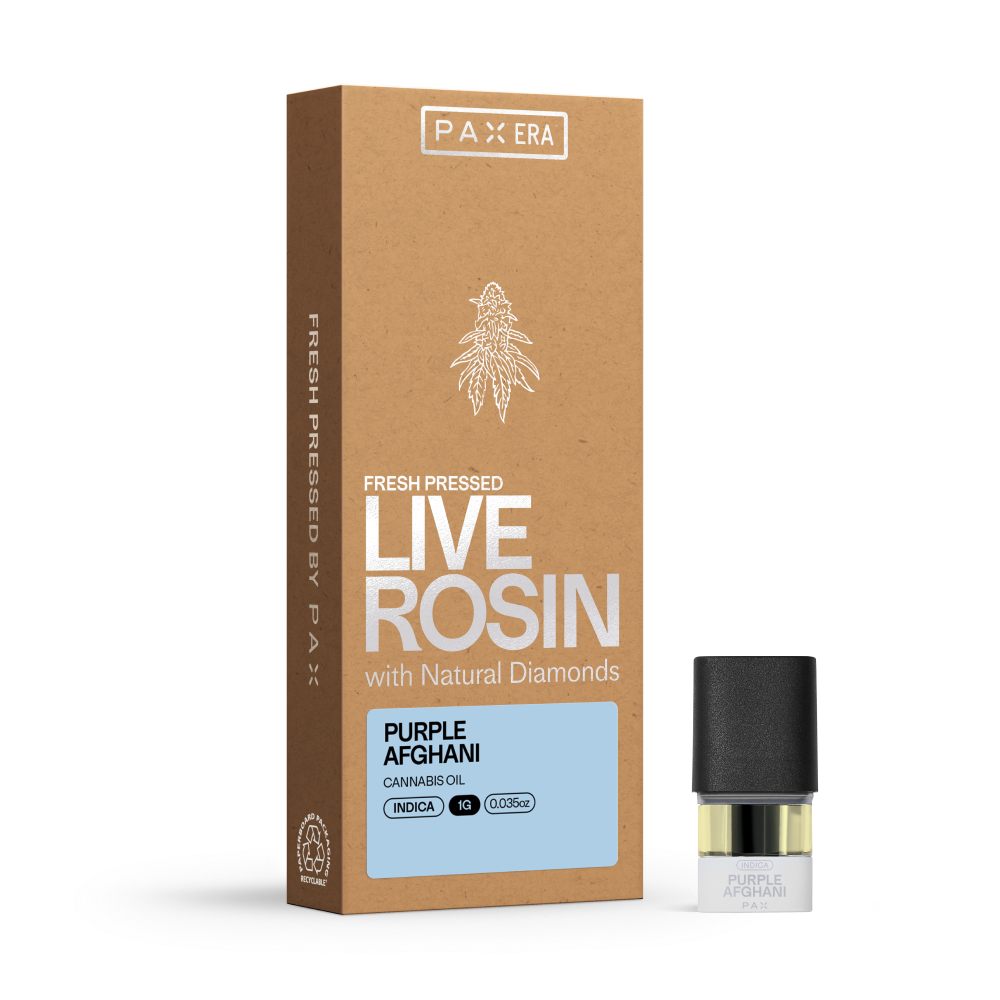 Purple Afghani 1g Live Rosin w/ Diamonds Pod | PAX