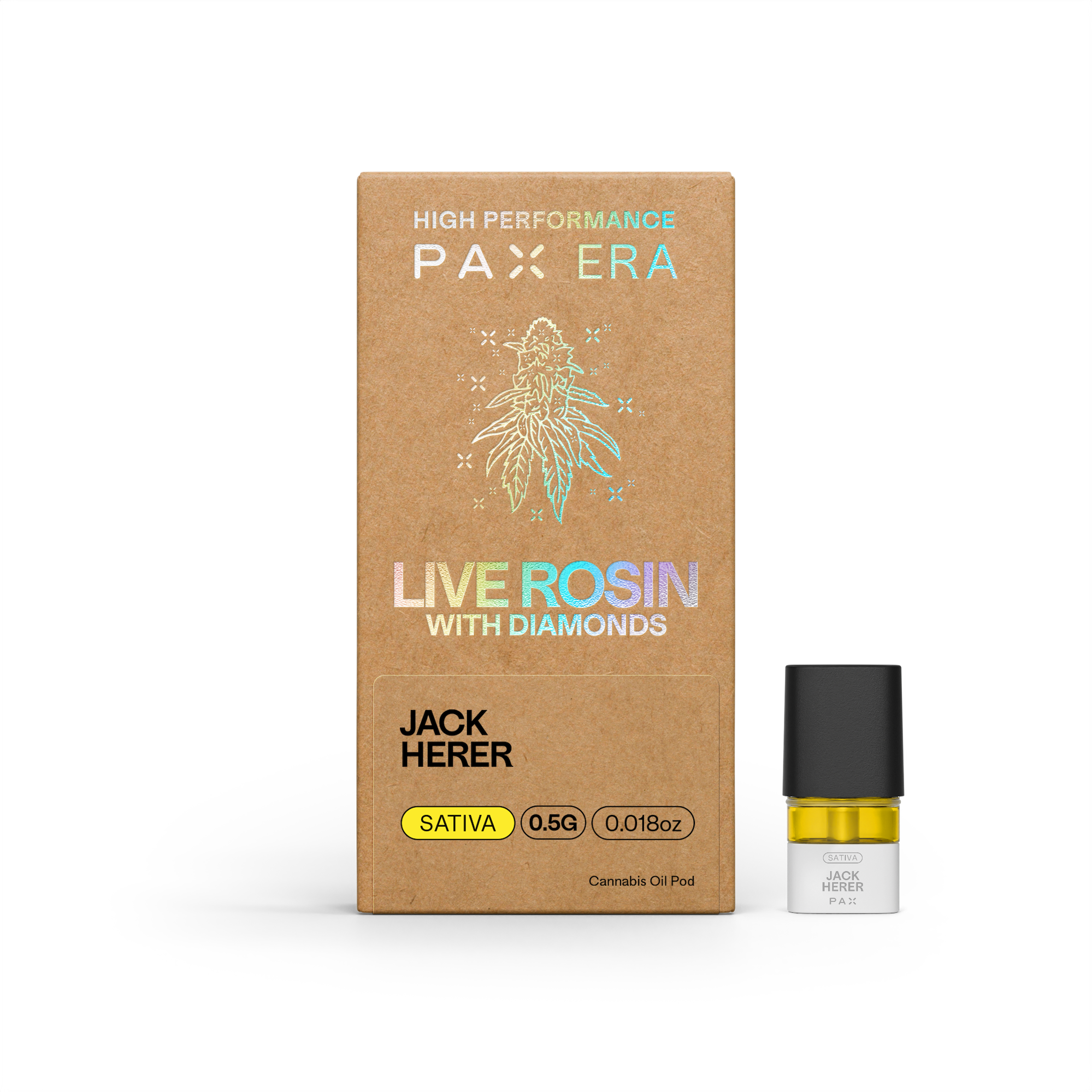 X| PAX | Jack Herer | Pod | Live Rosin + Diamonds | 0.5g