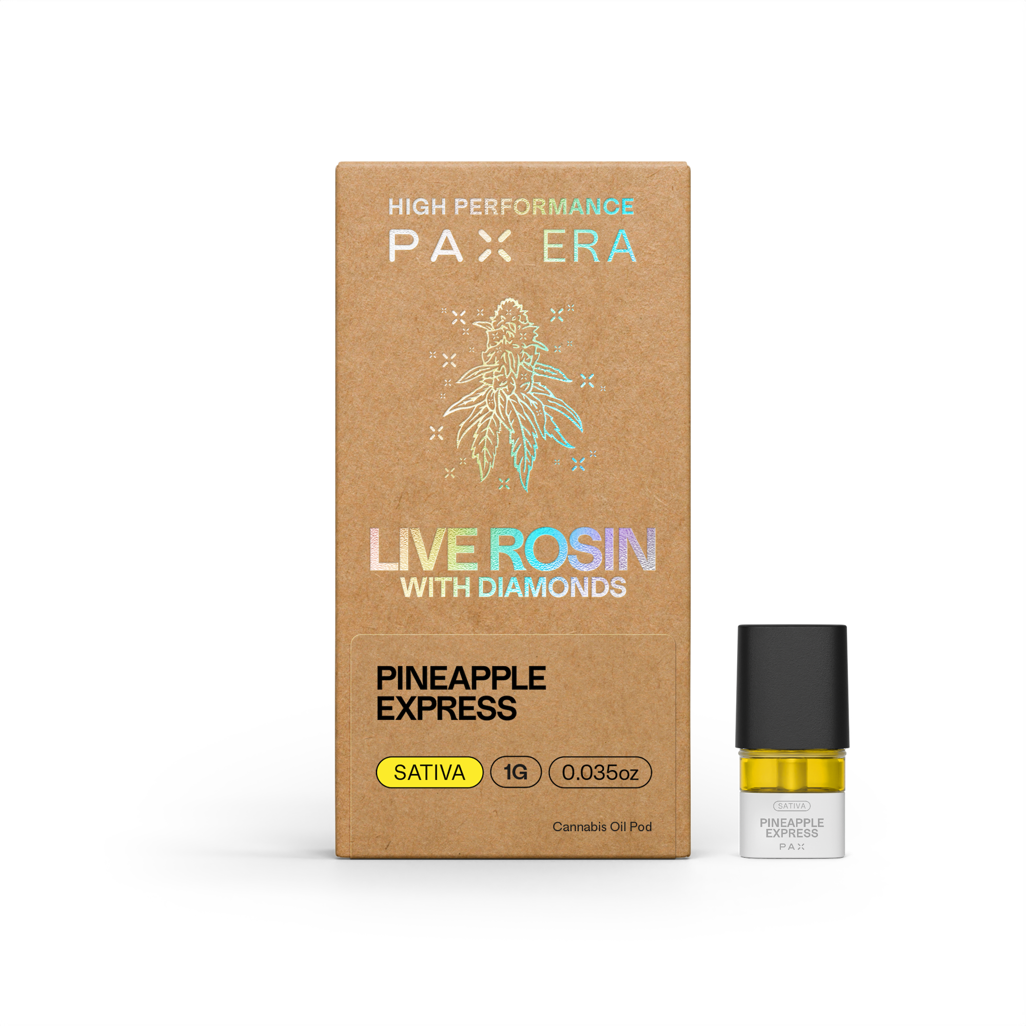 Pineapple Express 1g Live Rosin w/ Diamonds Pod | PAX