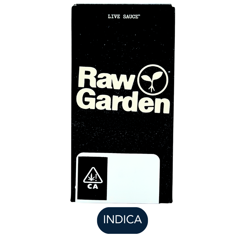 Raw Garden - Live Sauce - Kush Crasher - Vape Cart - 1.0g