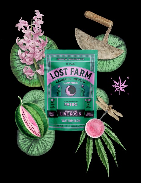 Lost Farm | Watermelon x Fatso | 100mg 10 ct