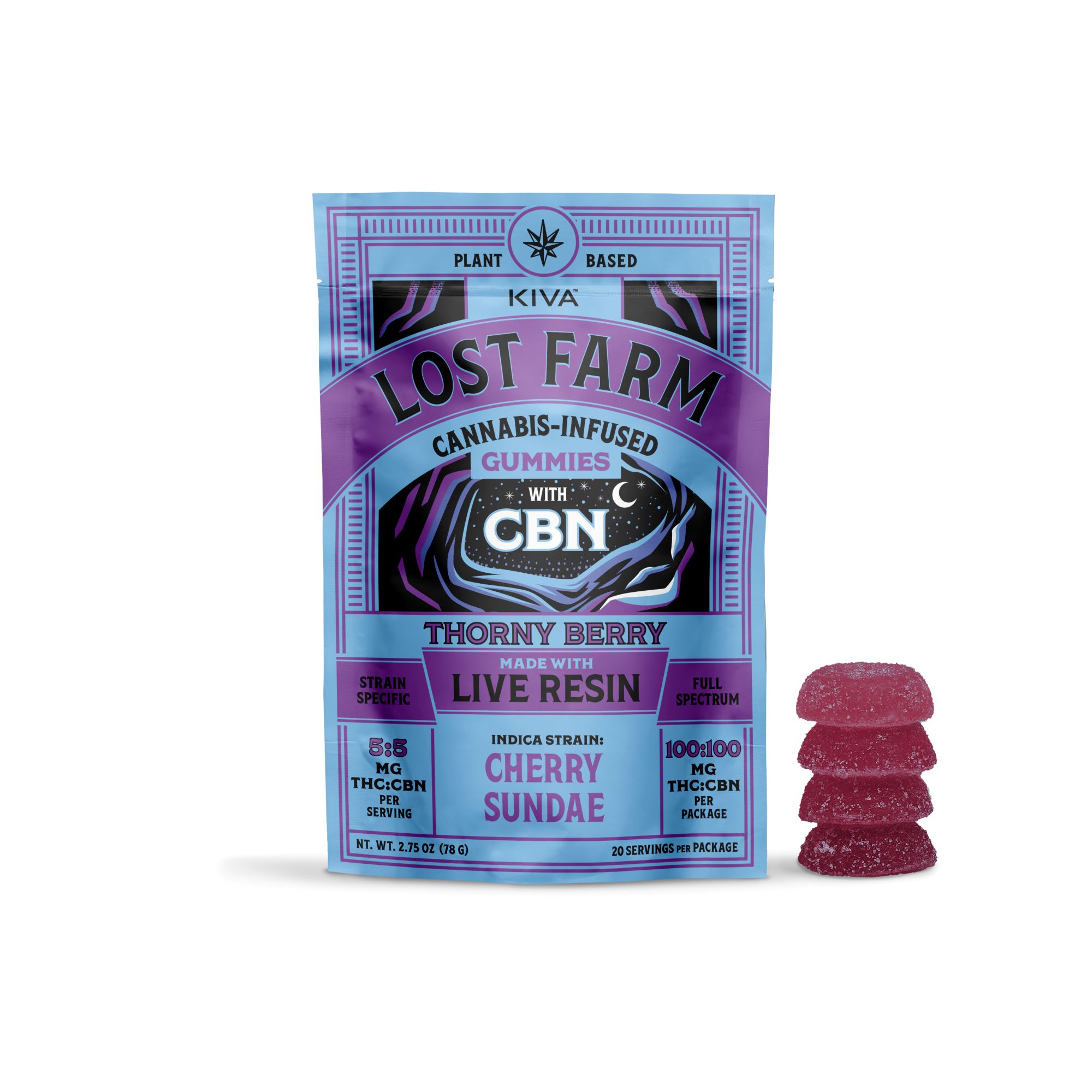 Thorny Berry CBN | Live Resin Gummies | 20pk | 100mg