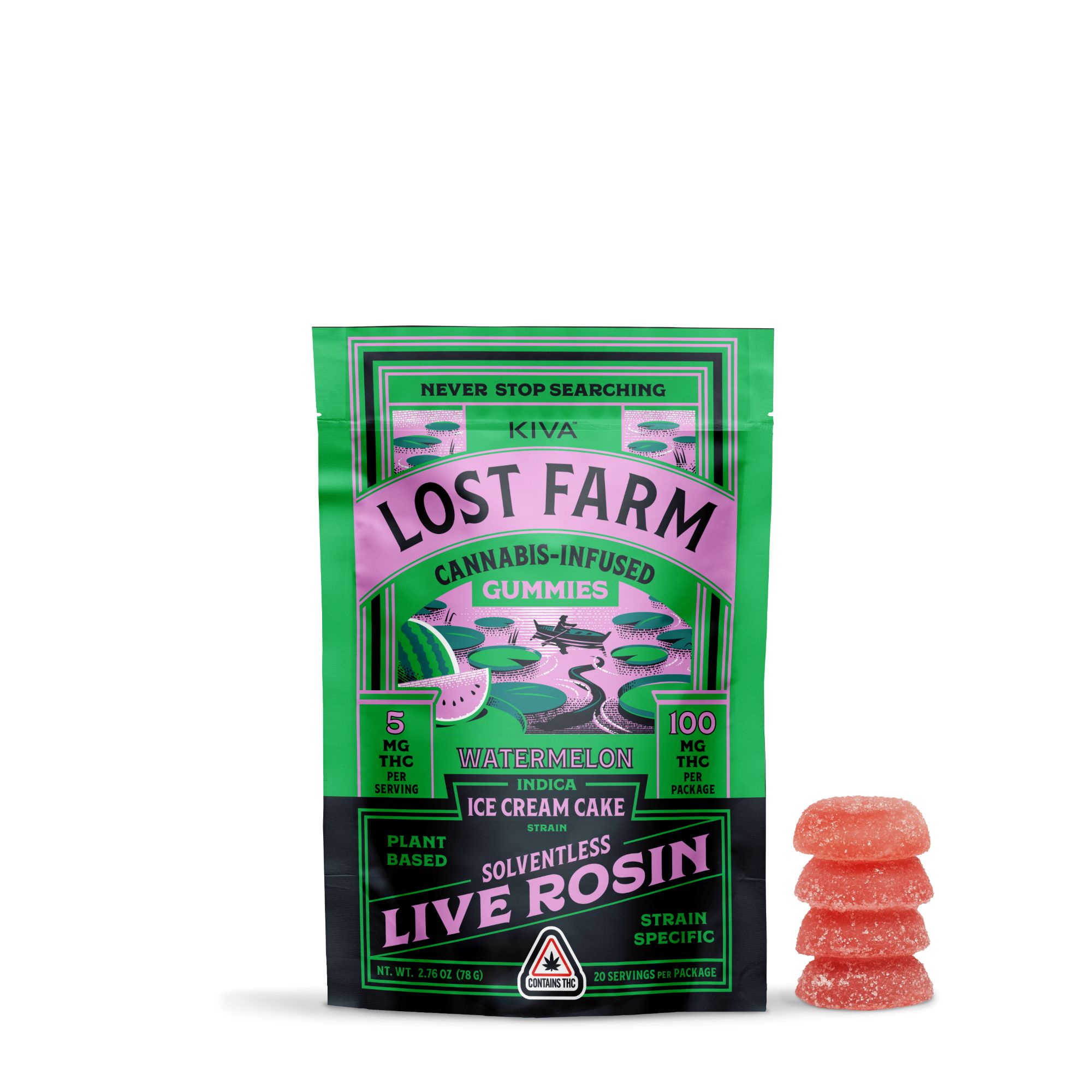 Watermelon | Live Rosin Gummies | 20pk | 100mg