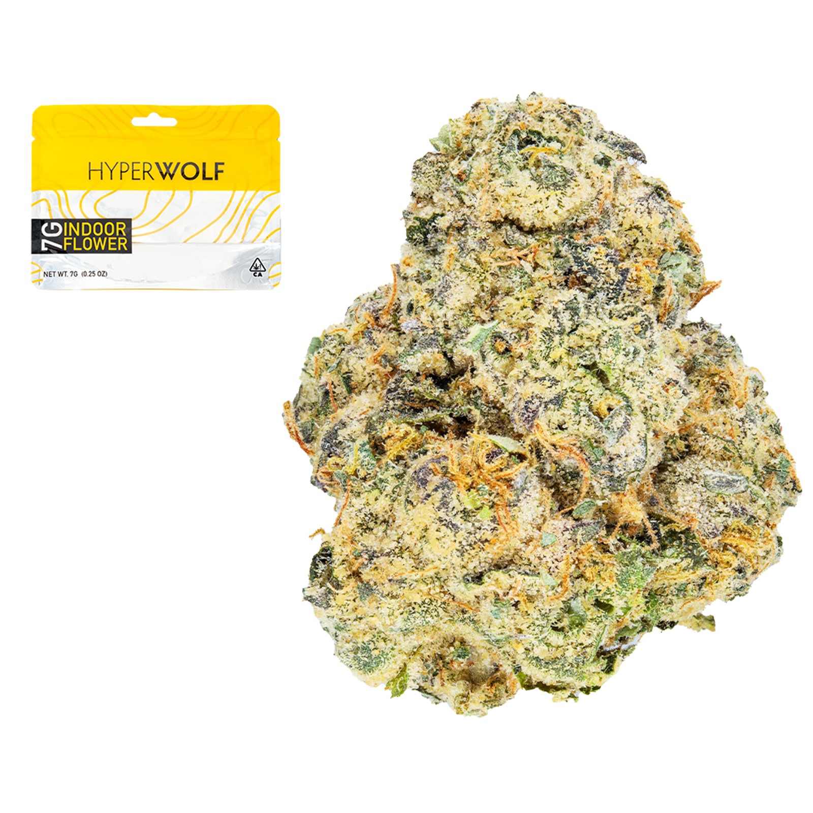 Hyperwolf Lowrydr x Hash Plant Quarter Ounce Flower Strain