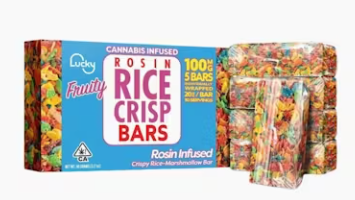 Lucky Rosin 5pk Crispy Rice Bars Fruity