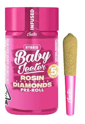 Jeeter Baby .5g Lychee Infused Preroll 5pk