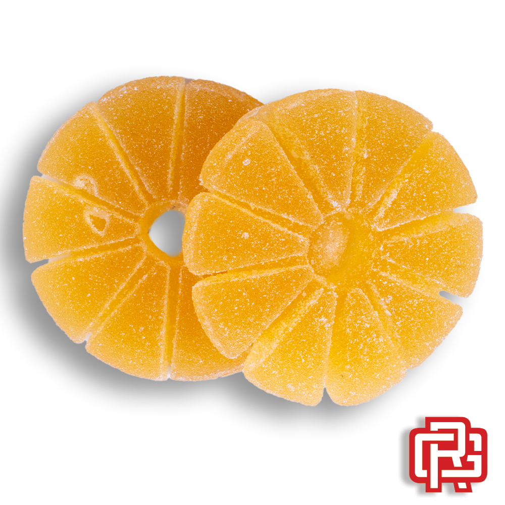 Mango Fruit Chews | 20pc 100mg (THC) (Live Hash Rosin)