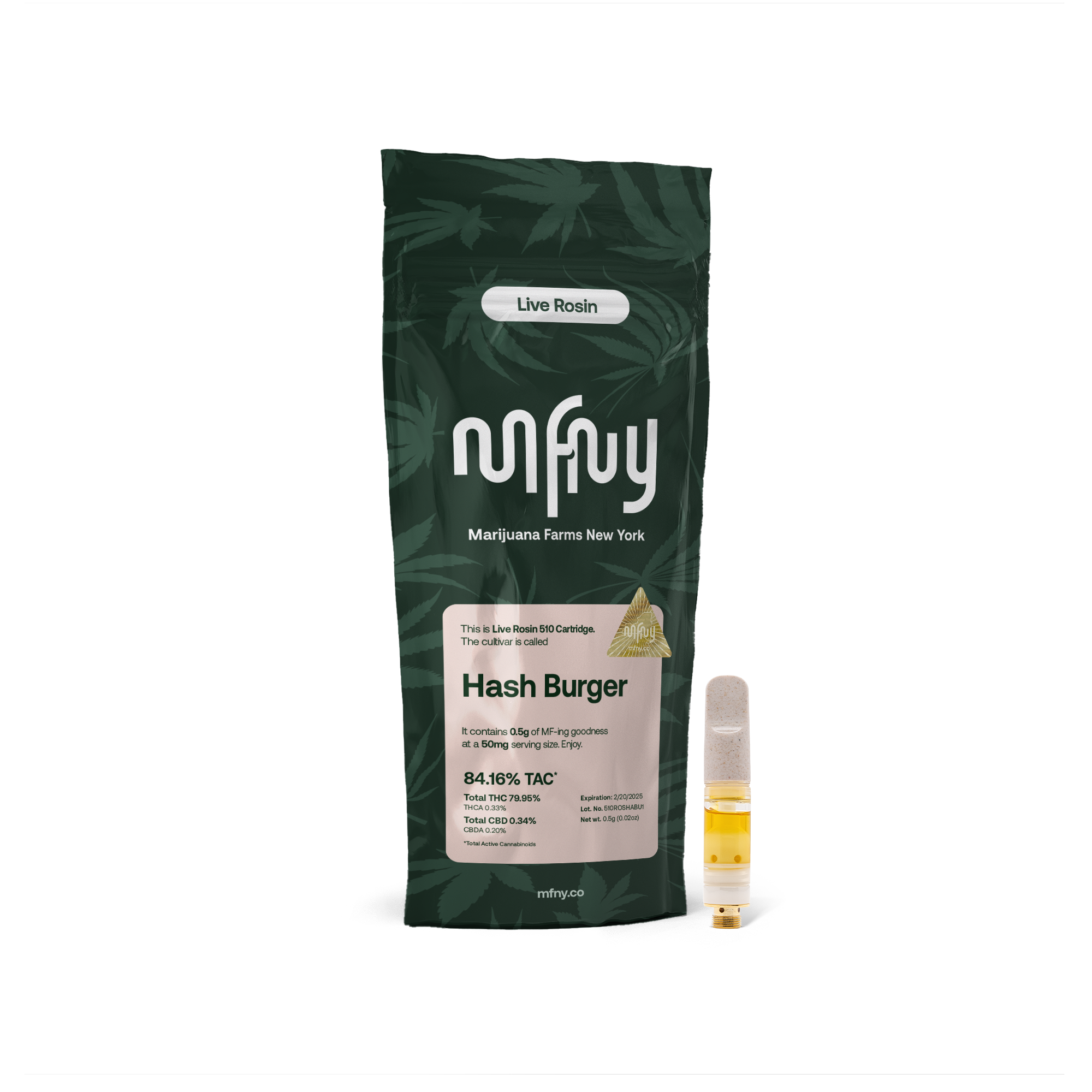 MFNY | Hash Burger | Live Rosin | Cart | 0.5g