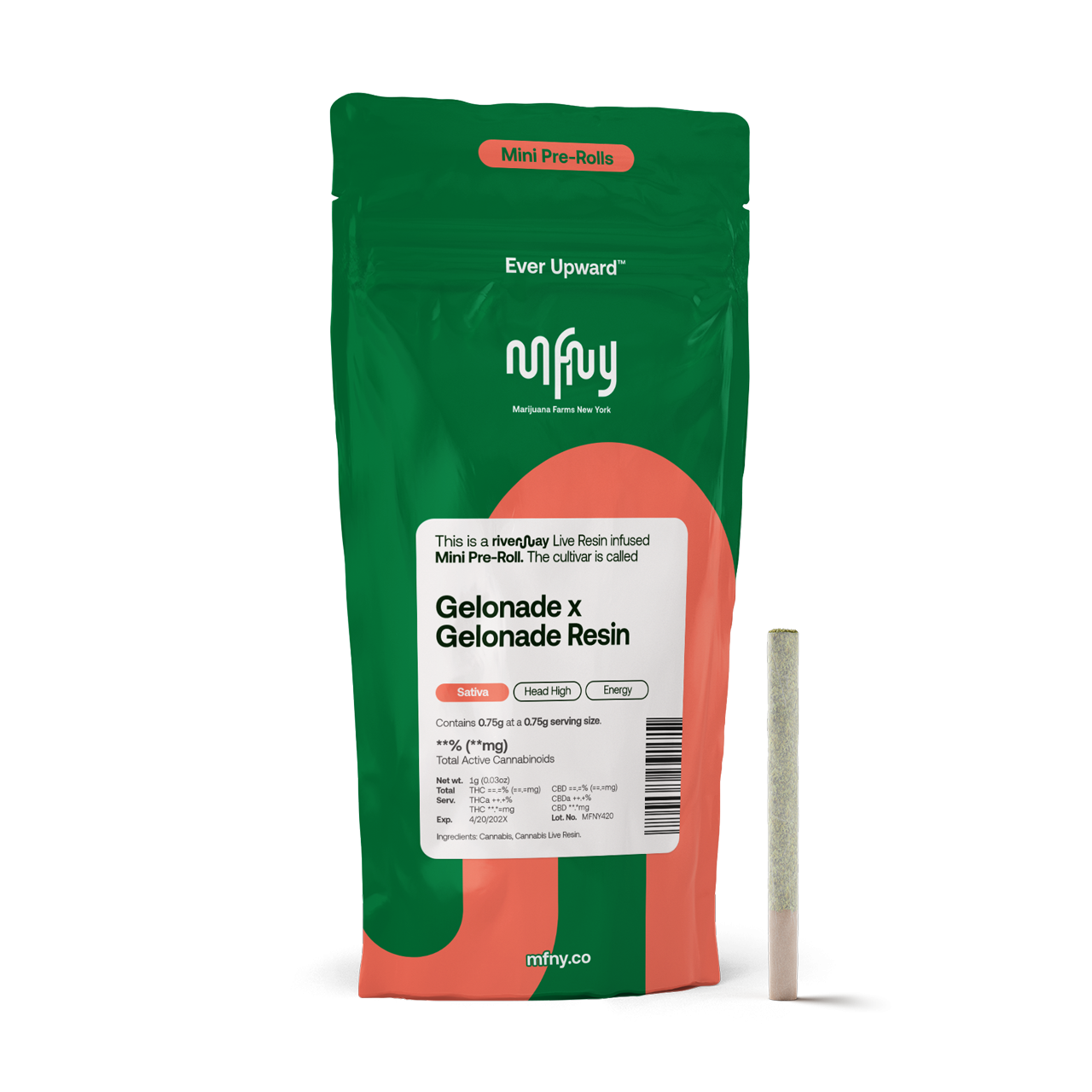 MFNY | Gelonade x Gelonade Live Resin Infused Pre-Roll/ .75g