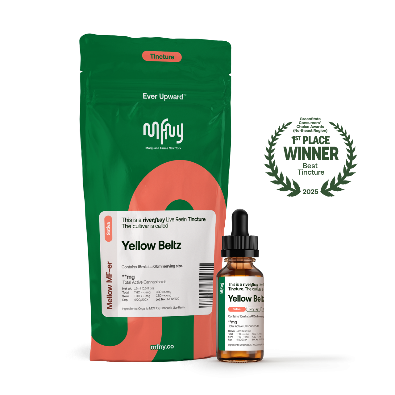 MFNY | Yellow Beltz | Tincture | 393mg
