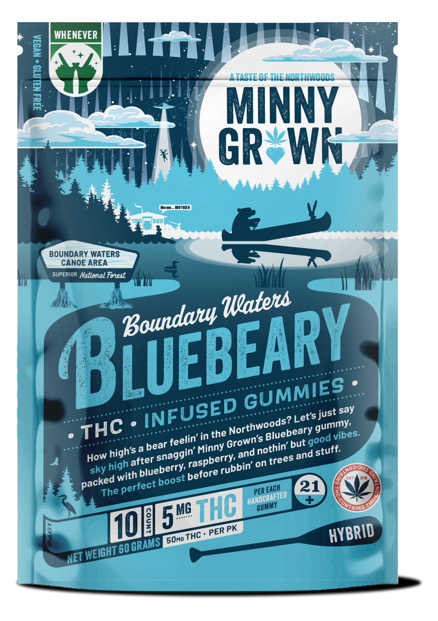 Boundary Waters Bluebeary Gummies - 5mg THC