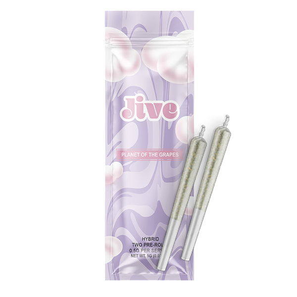 Planet of the Grapes .5g Prerolls 2 Pack | Jive