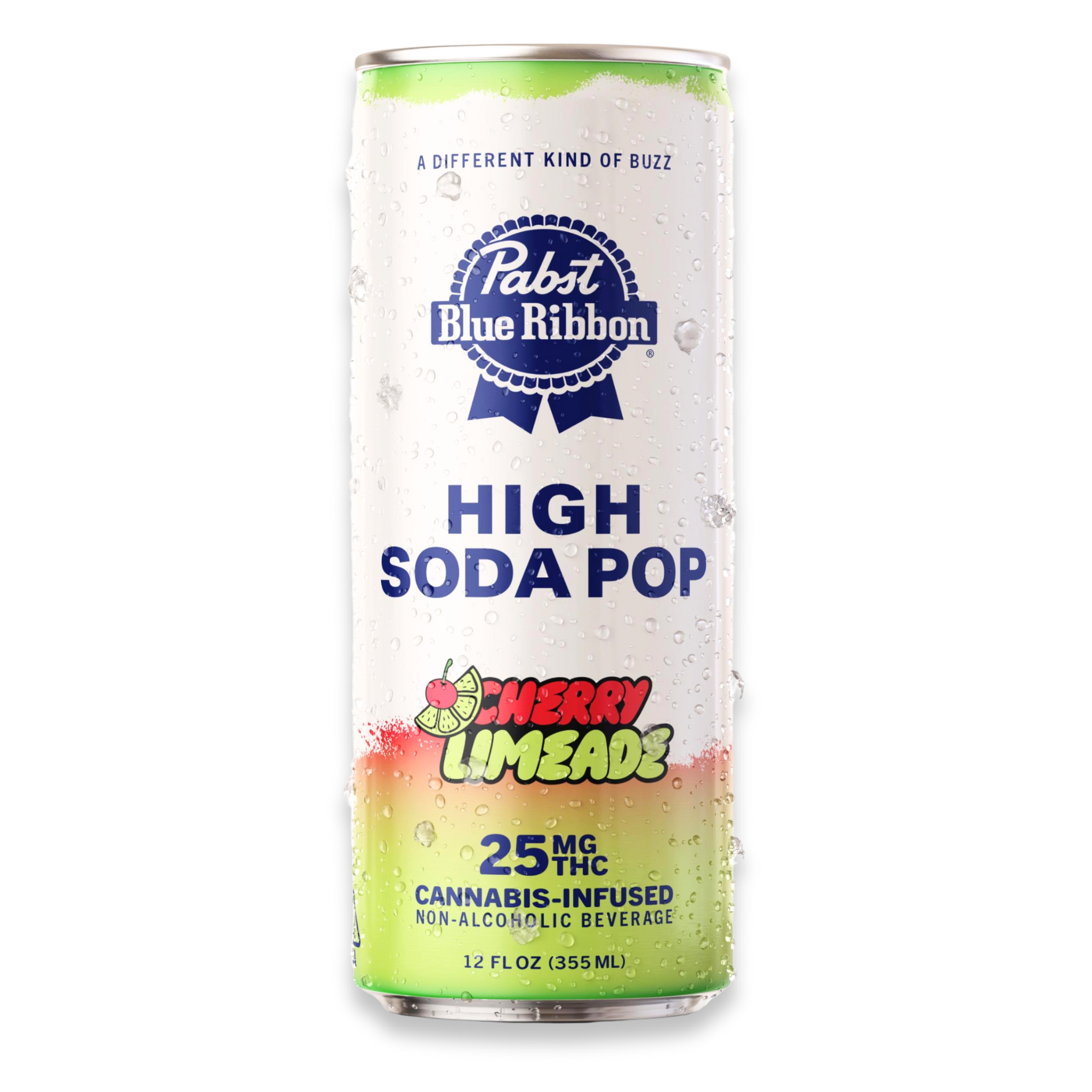 Pabst - High Soda - Cherry Limeade - Single - 12oz - 25mg