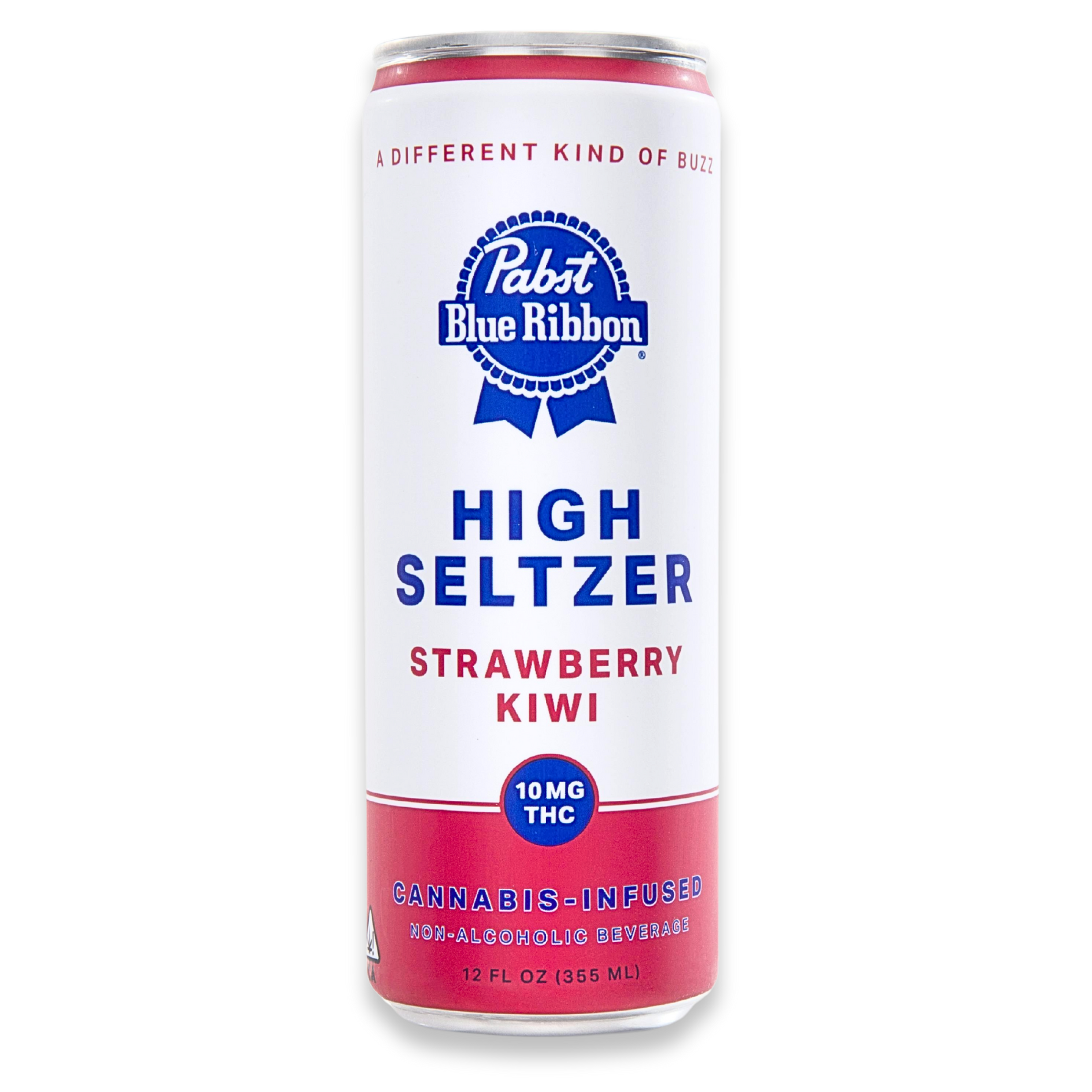 Pabst - High Seltzer - Strawberry Kiwi - Single - Beverages - 12oz - 10mg