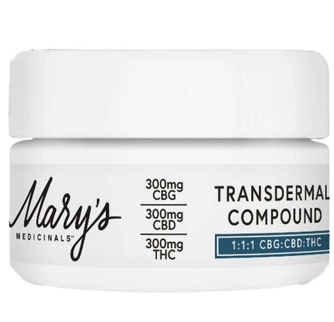 Topical: Transdermal Compound Balm 1:1:1 THC:CBD:CBG