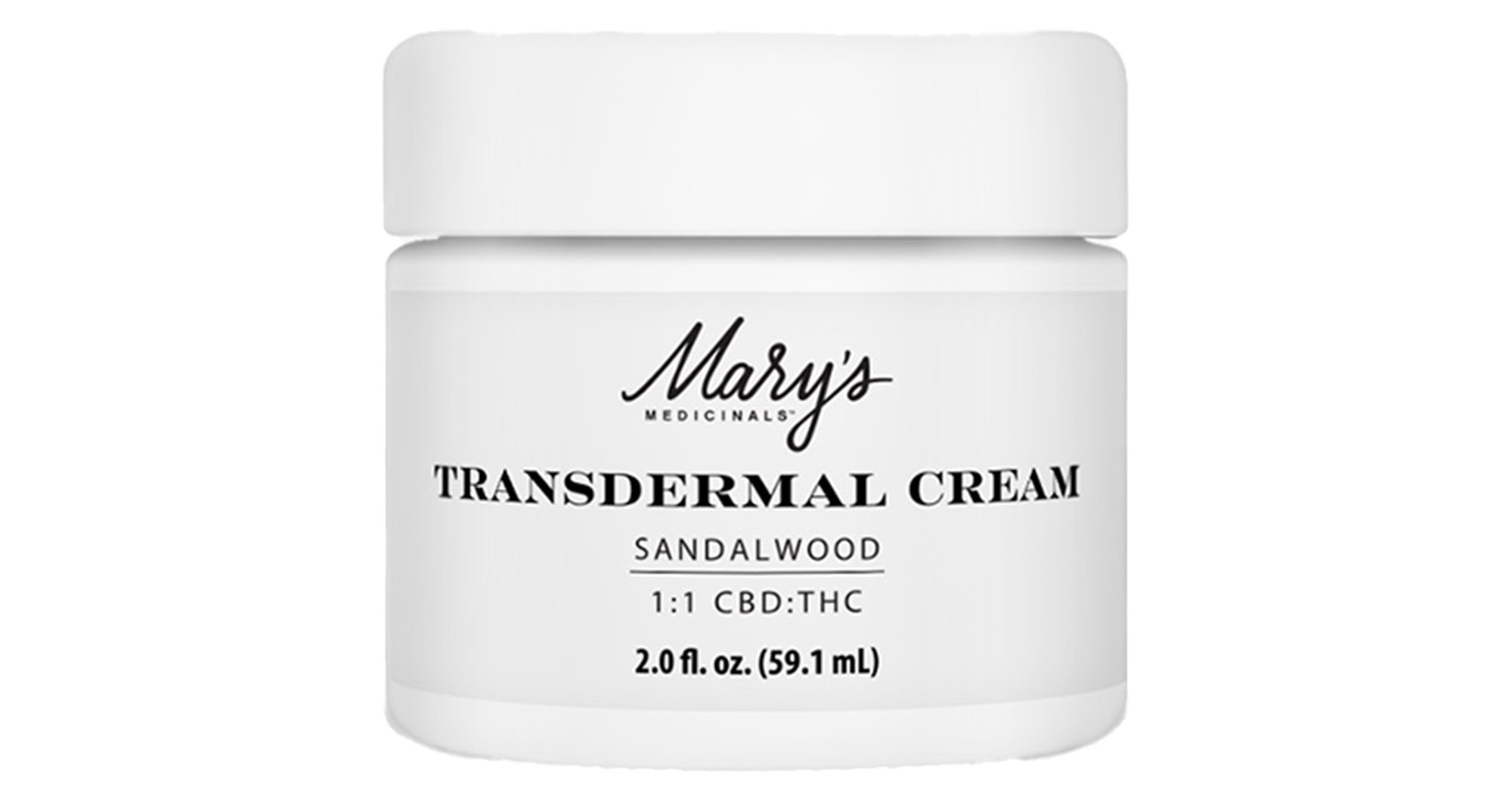 Mary s medicinals sandalwood 1 1 transdermal cream 2000mg san