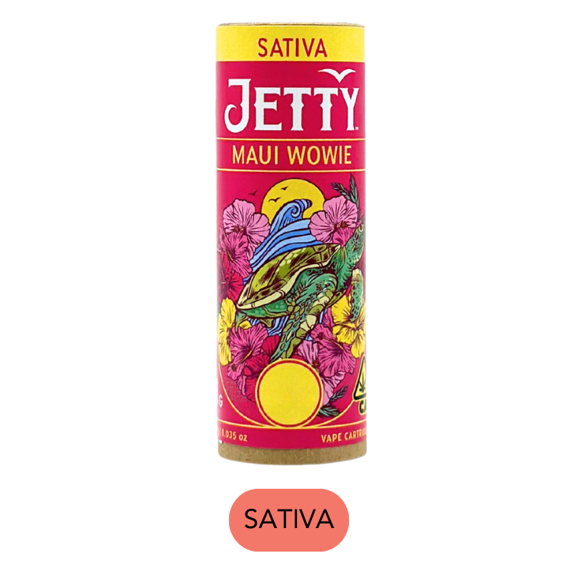 Jetty - High THC - Maui Wowie - Vape Cart - 1.0g