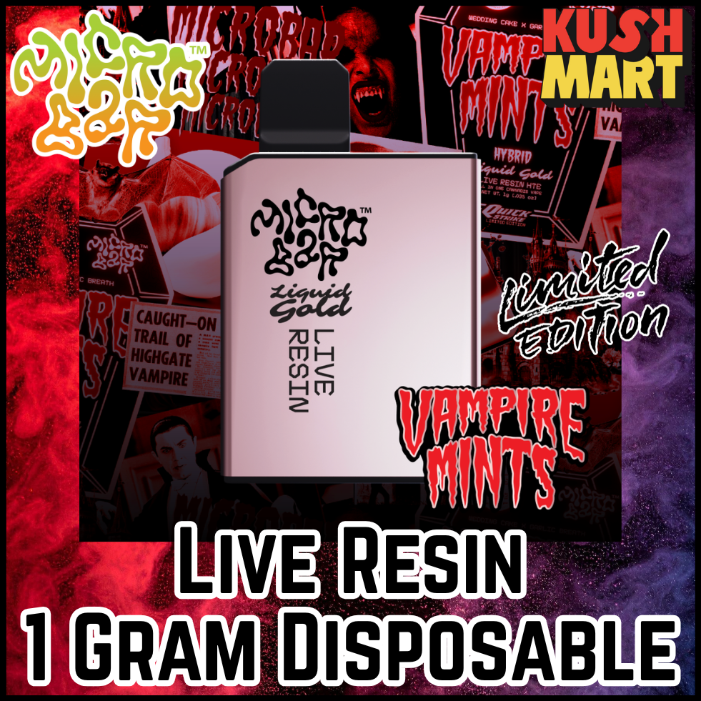 Micro Bar | Vampire Mints | Liquid Gold | Disposable | DOH | 1g