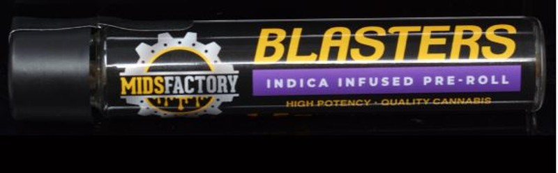 Mids Factory - Layered Cakez x Cookie Crumblez - Indica - Infused Preroll