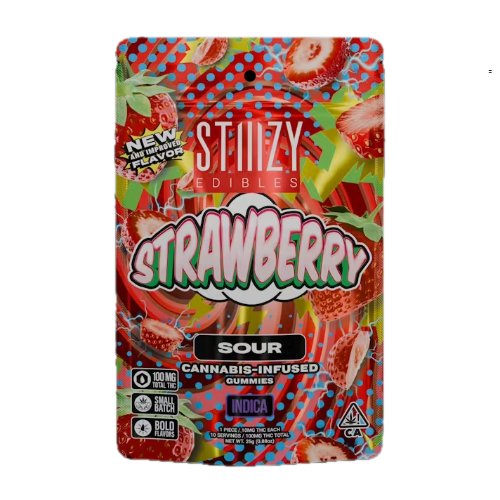 Sour Strawberry | Gummies | 100mg