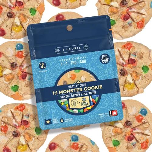 Hapy Kitchen | 1:1 THC/CBD Cookie | Monster Cookies