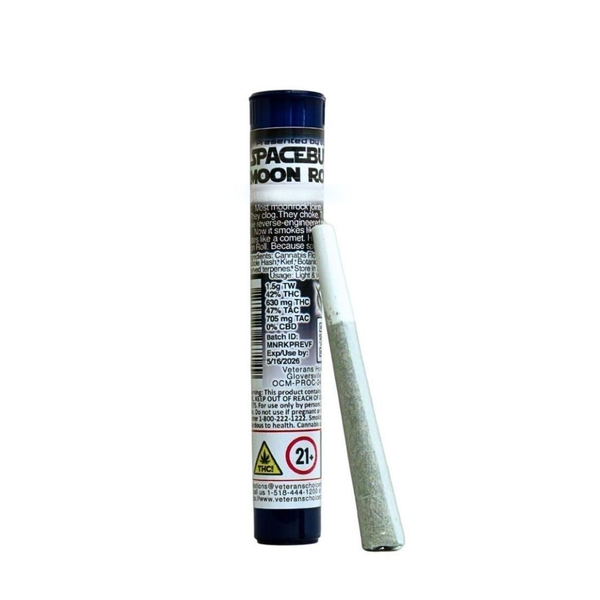 Space Buds Moon Rolls | Strawberry Slushie Moonrocks Pre-Roll ) | 1.5G