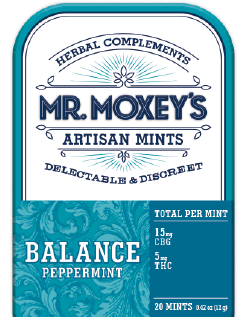 Mr. Moxey's 3:1 Peppermint Balance Mints 100mg