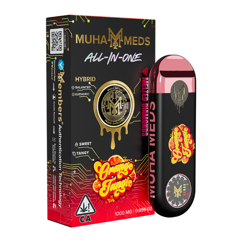 Muha Meds - Orange Tangie Melted Diamonds AIO 1g