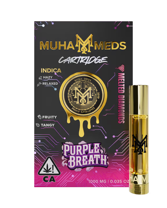 Muha Meds - Purple Breath Melted Diamonds Vape 1g