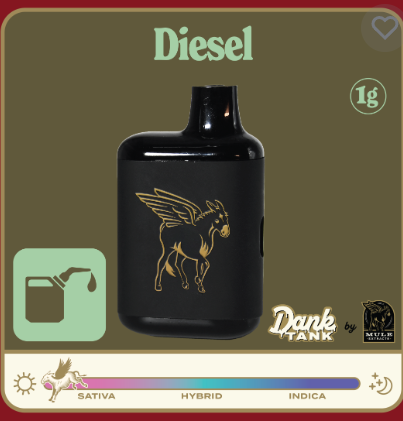 Blueberry Muffin, Live Resin Disposable, 1g