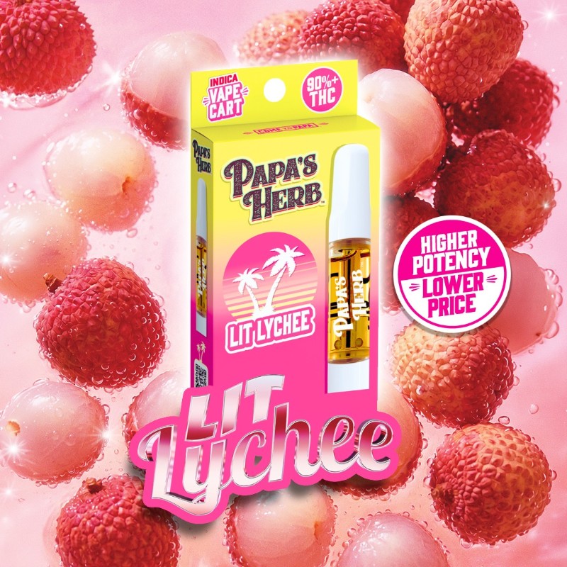 Papa's Herb Lit Lychee (I) Cart 1g