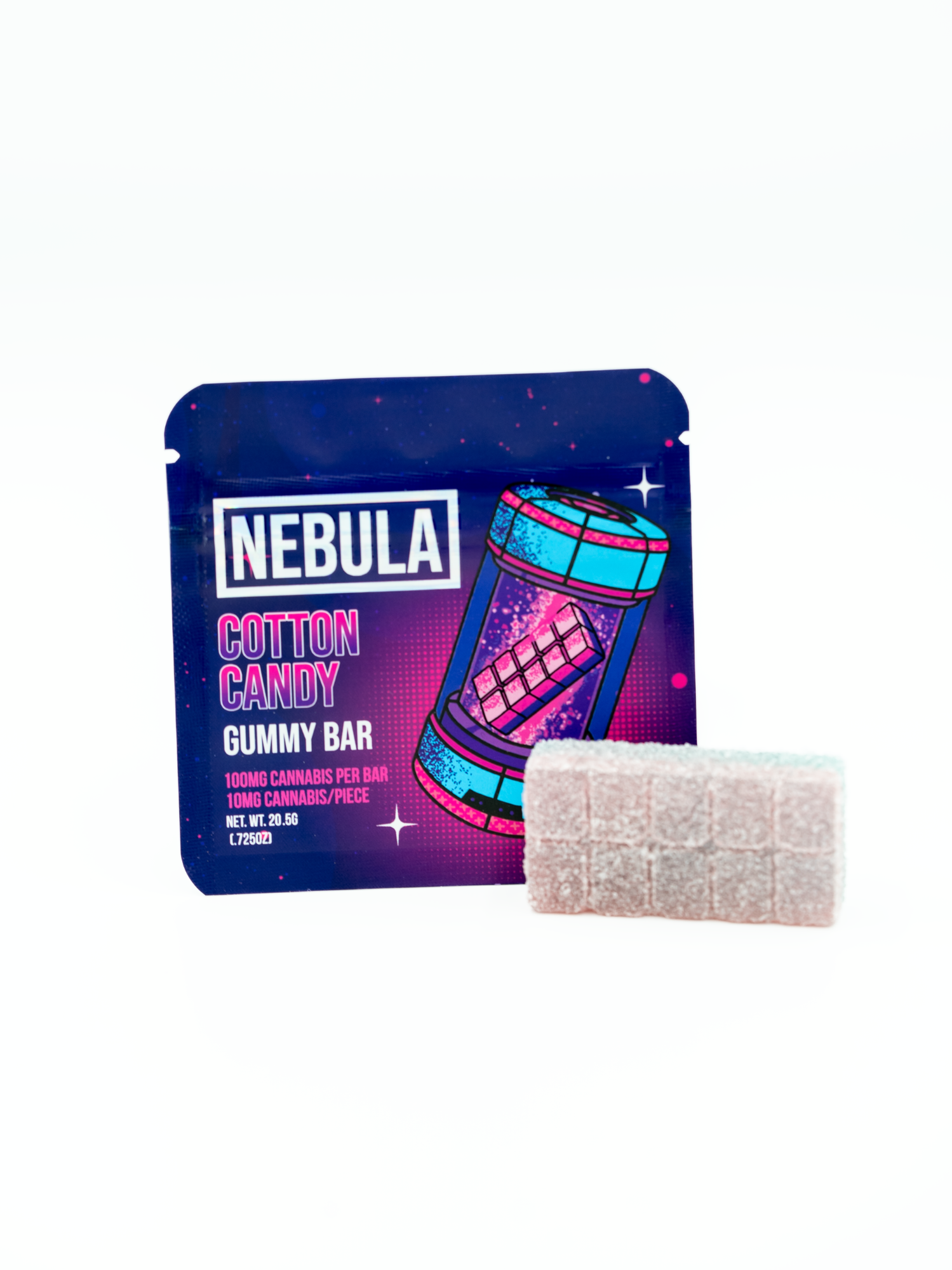 Gummy Bar - Cotton Candy - 100mg THC