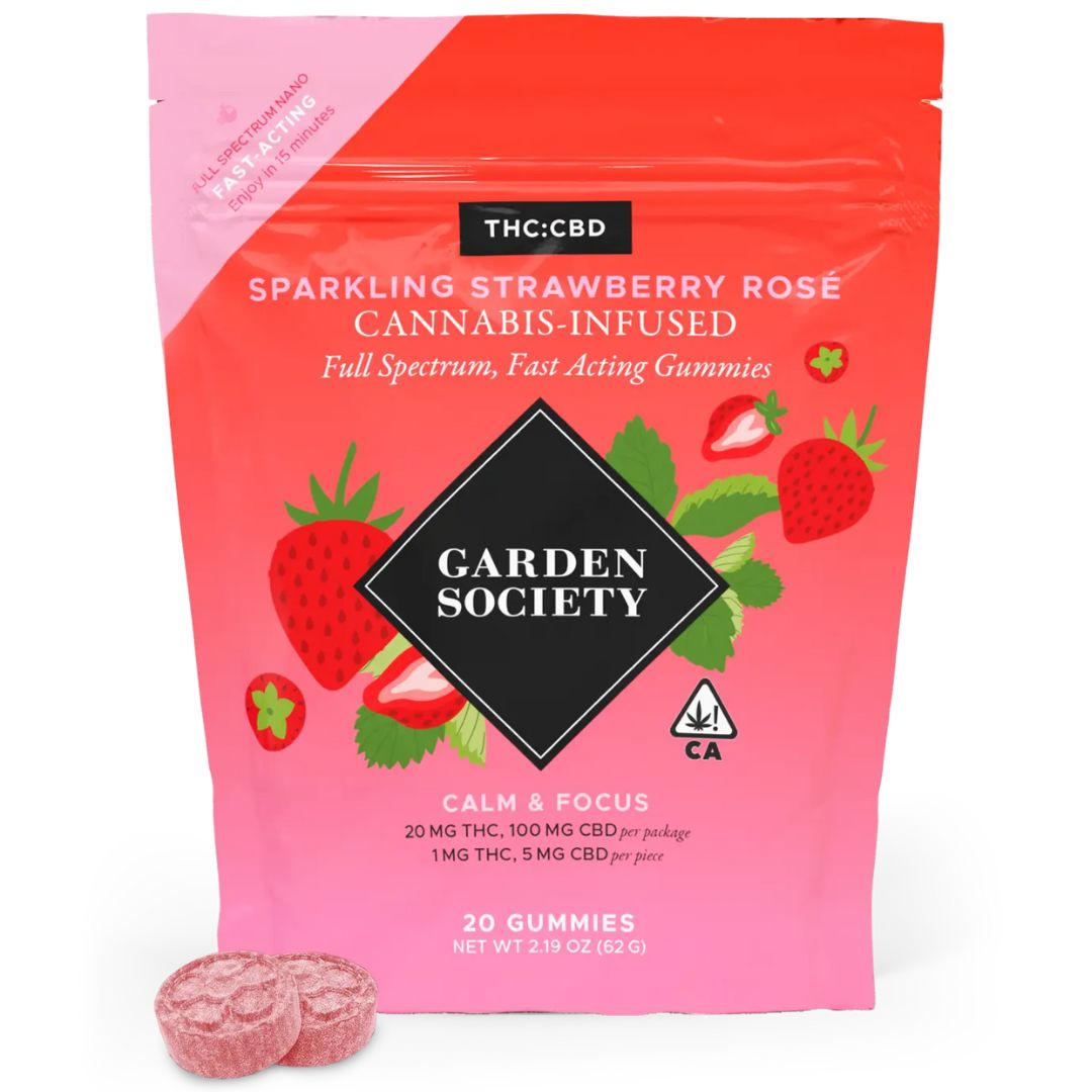 Edible: Strawberry Rose (Calm and Focus) - 100mg