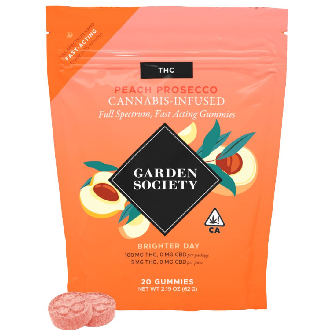 Edible: Peach Prosecco (Brighter Day) - 100mg