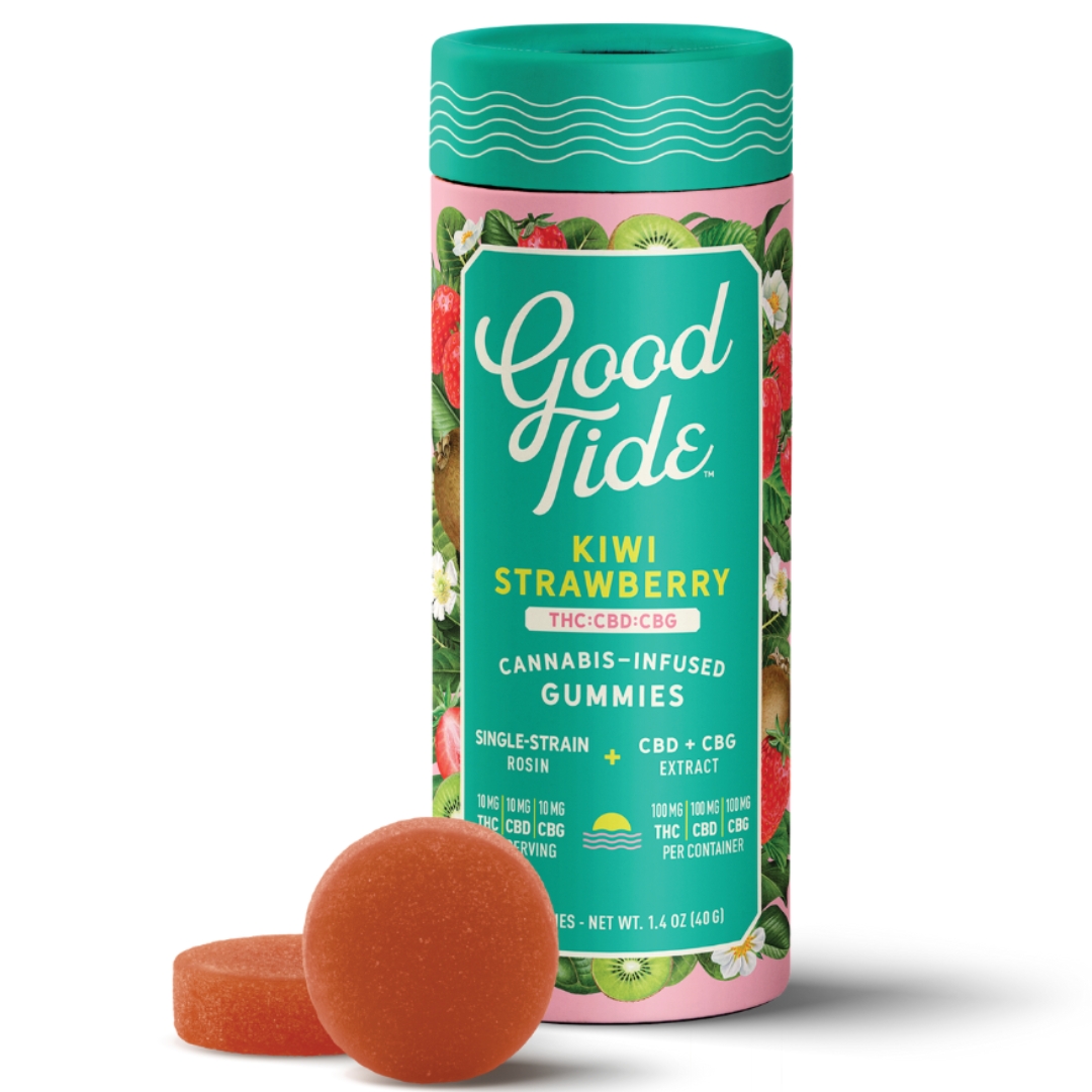 Good Tide - Edible: Kiwi Strawberry THC:CBD:CBG - 100mg