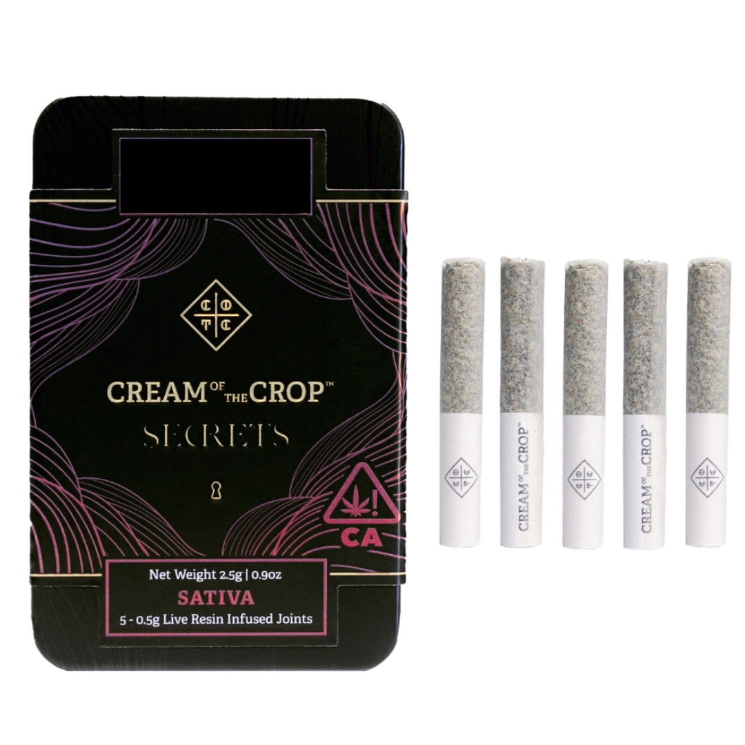 Cream of the Crop - Preroll: Blue Haze (Live Resin 5-Pack)