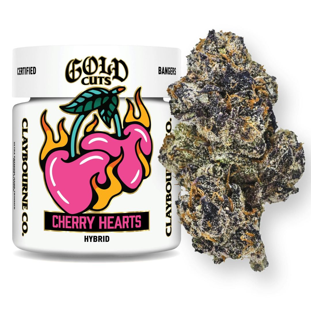Flower: Cherry Hearts (Gold Cuts)