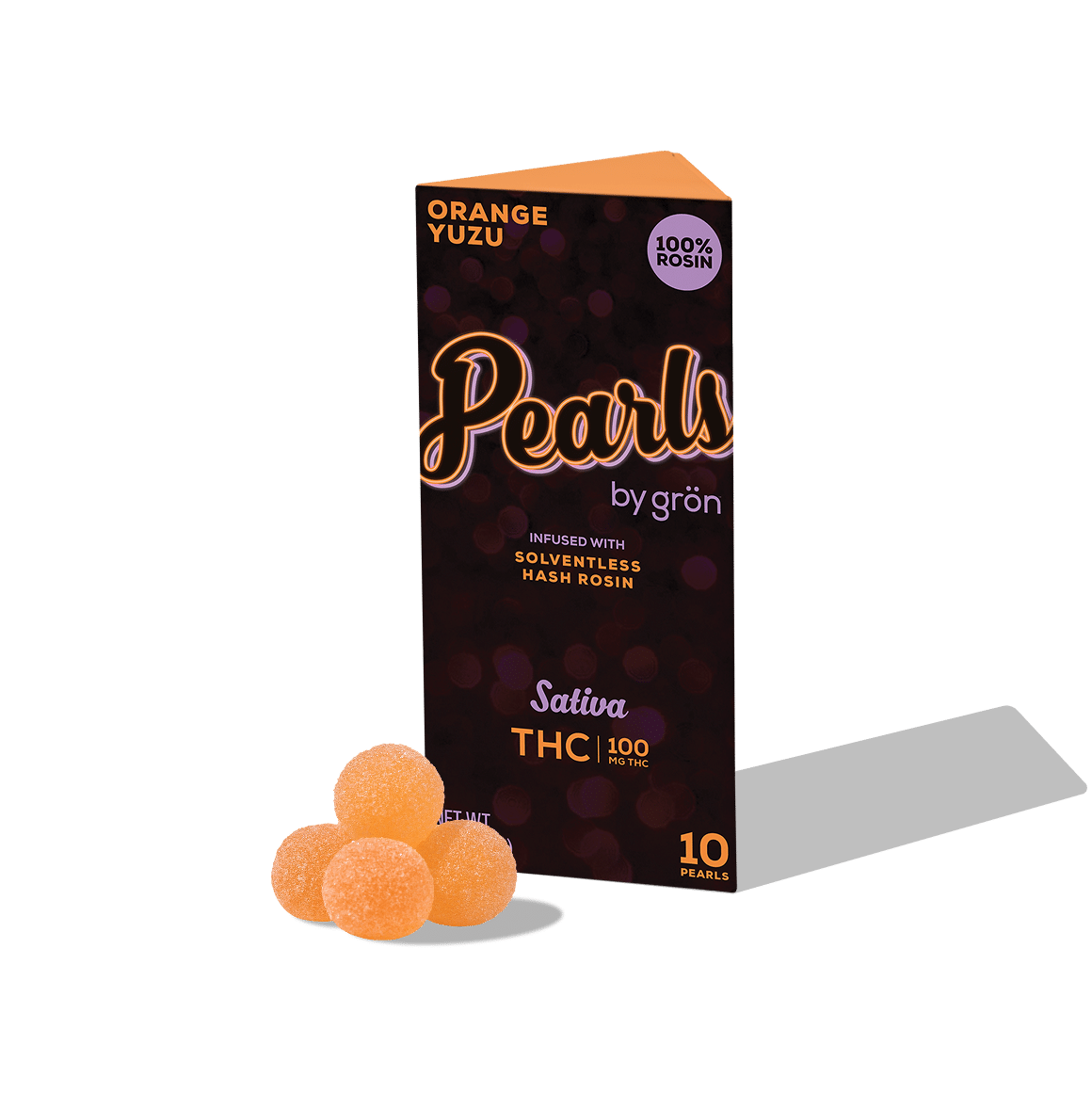Grön | Rosin Pearls | Orange Yuzu | 100mg