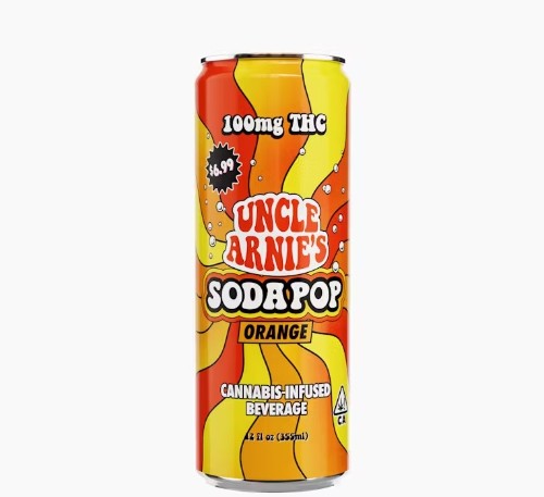 UNCLE ARNIE'S - Orange Soda Pop - 100mg - Drink