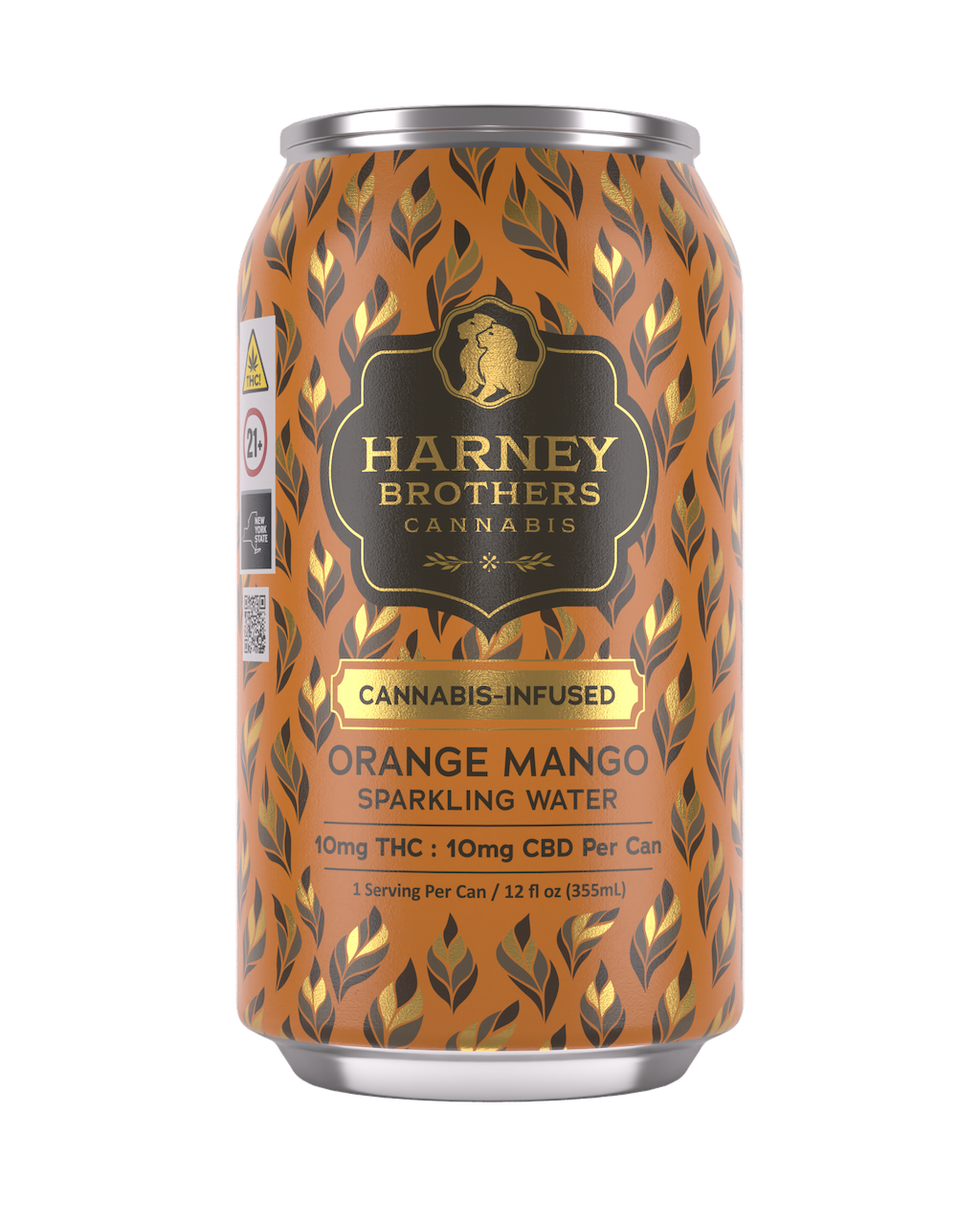 Harney Brothers | Orange Mango | Sparkling Water | 12oz