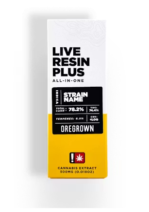 Oregrown Sherbanger Live Resin+ CBD AIO Cartridge 1g