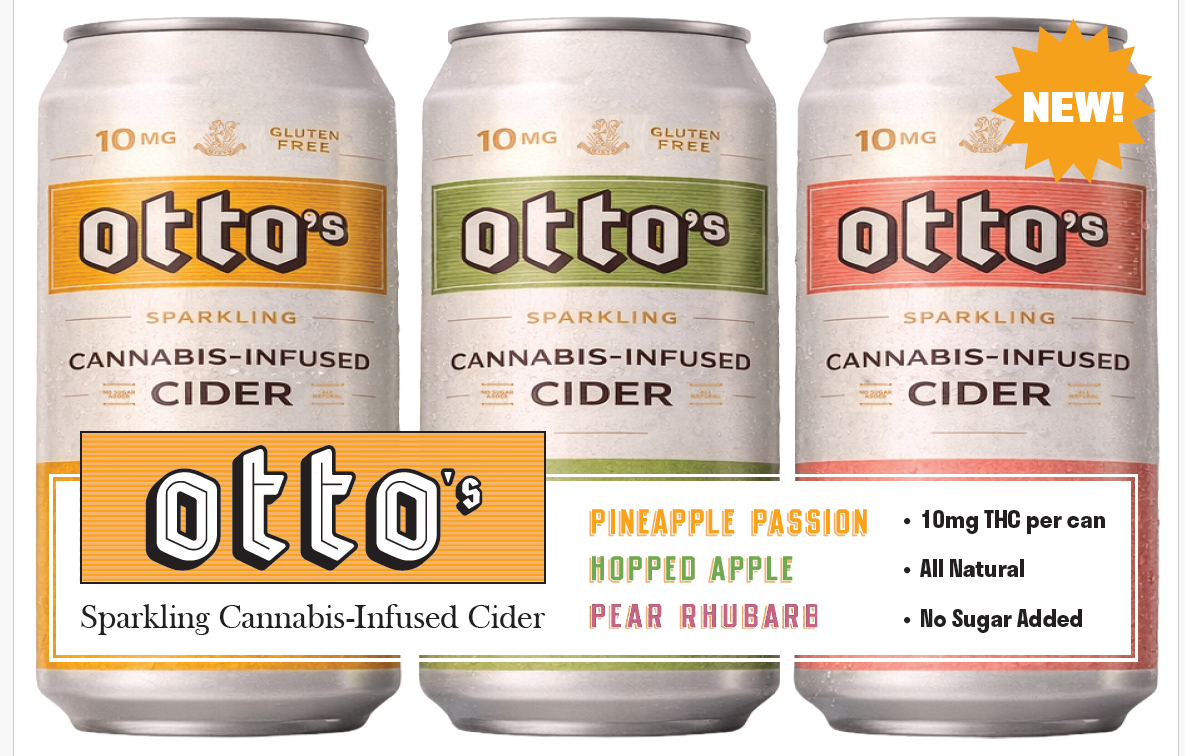 Otto's Pineapple Passionfruit Infused Sparkling Cider 10mg