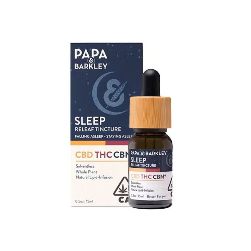 SLEEP RELEAF TINCTURE 2CBD:4THC:1CBN 15ML - PAPA & BARKLEY