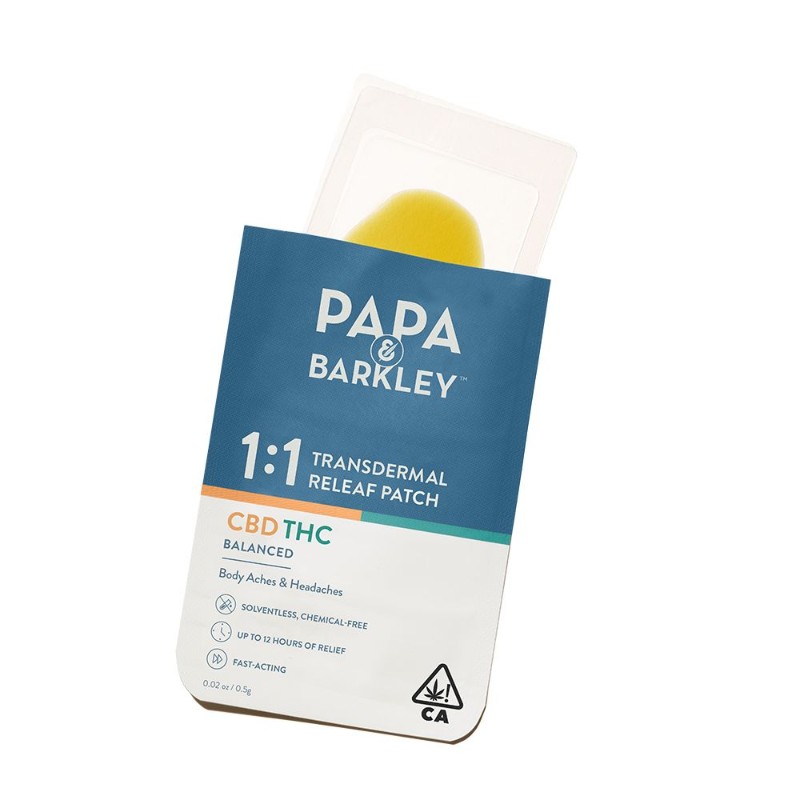 P&B 1:1 CBD:THC Releaf Patch