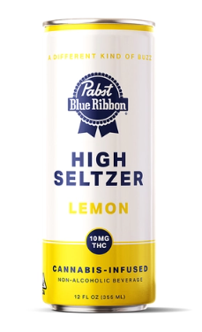 Pabst High Seltzer 10mg Lemon